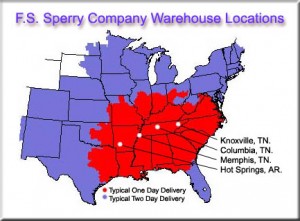 F.S. Sperry Warehouse Locations
