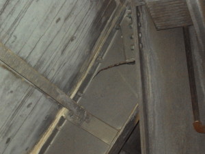 roof damage rotary kiln
