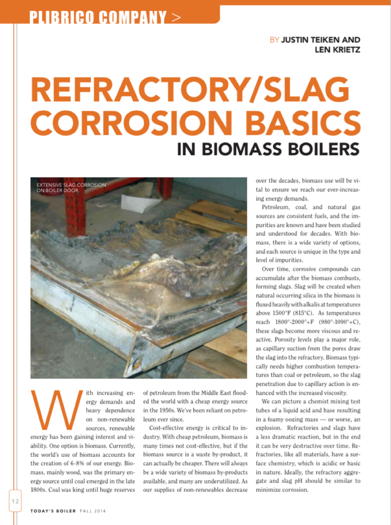refractory slag corrosion basics